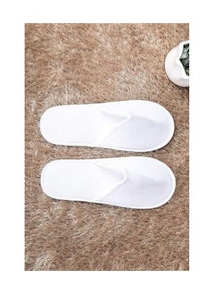 10 Pairs of Standard Soft Disposable Fabric Slippers for Guests,serviced apartments, Hotel, or Spa - Comfortable, Hygienic, and Lightweight