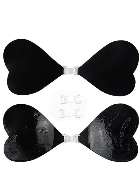 Generic Push Up Invisible Bra for Women, 2 Pack Reusable Backless Strapless  Sticky Adhesive Bra for Party Wedding Evening Dress with 3 Different Length  Front Buckles(Cup: C/D) | Best Price Qatar | Doha