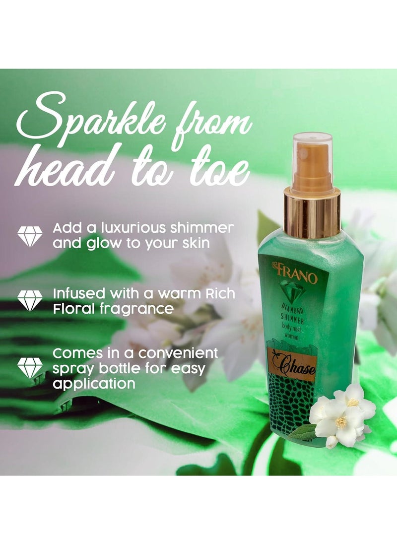 Frano Glitter Chase Perfume Body Mist  For Women 250ml  - Image 3