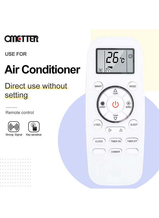 OMETTER - for Hisense York DG11L1-03 DG11L1-01 DG11L1-04 Air Conditioning Remote Control Dropship - Image 1