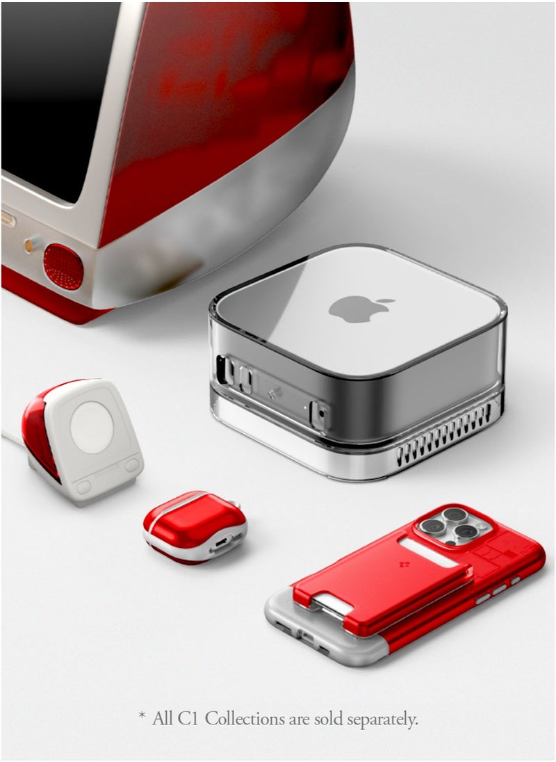 Spigen Classic C1 Apple Watch Charger Stand for Apple Watch Ultra 2/1, Series 10/9/8/SE2/7/6/SE/5/4 (49mm,46mm,45mm,44mm,42mm,41mm,40mm) - Ruby  - Image 3
