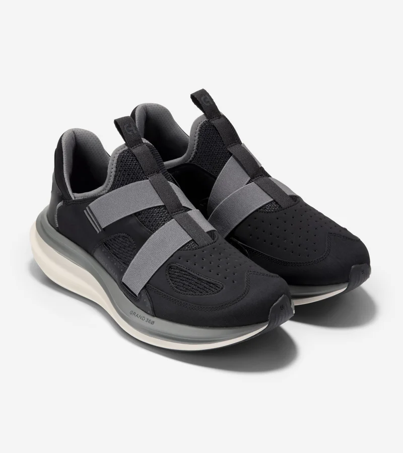 COLE HAAN Men's ØriginalGrand Quadstar Monk Strap Running Sneakers