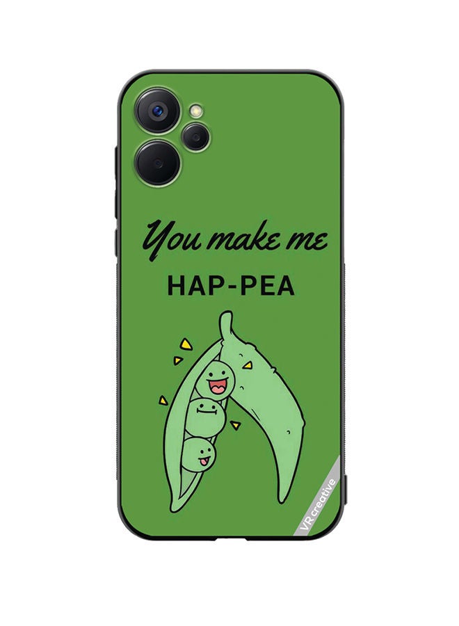VR CREATIVE Protective Case Cover For Realme 9i 5G You Make Me Happy Design Multicolour - Image 1