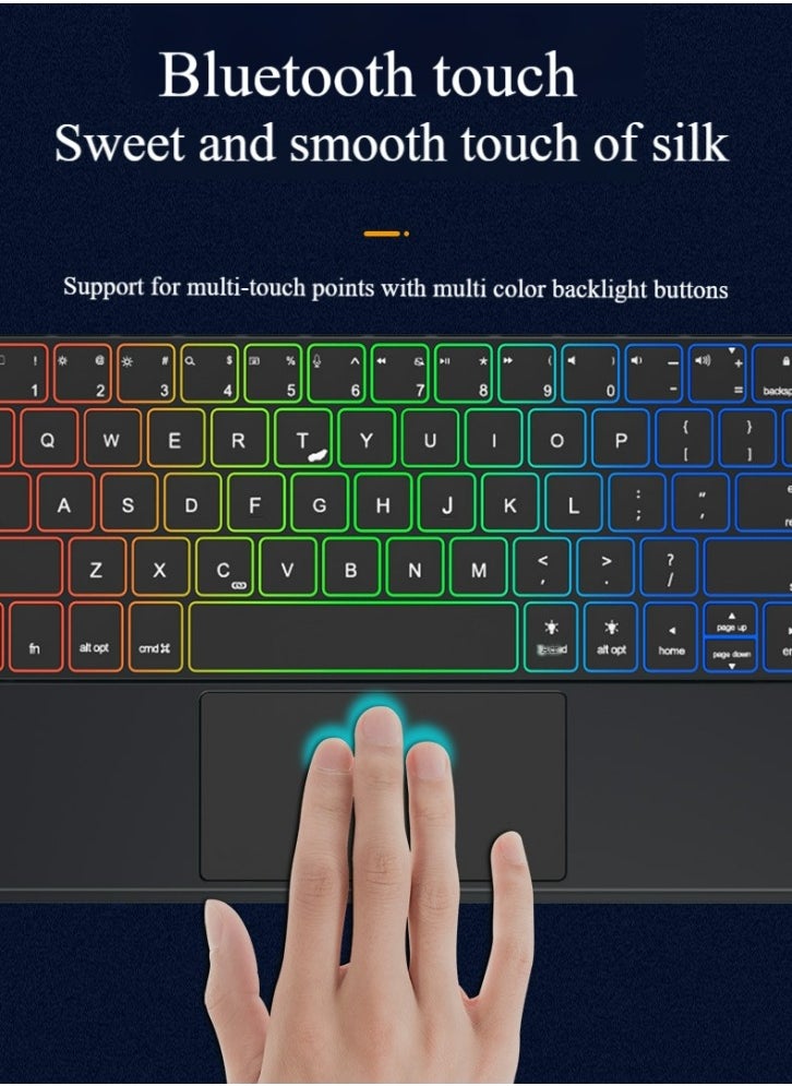Wireless Magic Keyboard, Arabic + English-Black For ipad pro 11/air 4/air5/2024 Air 11 iPad