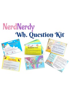 nerdnerdy NerdNerdy Wh Question Kit- Developed by Rehabilitation Experts for Autism therapy/ speech therapy/ Expressive language and comprehension/ Special education /occupational therapy/language development/ABA therapy  - Image 2