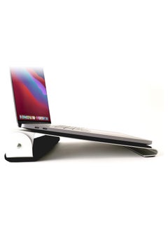 Rain Design Rain Design - iLap 15 Stand For Macbook Pro 15, Cable Management, Lightweight, Portable & Comfortable with Notebook Cooling Pads  - Image 5