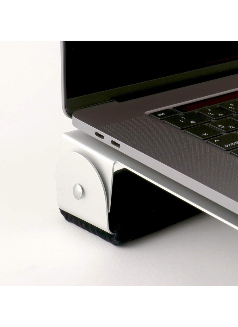 Rain Design - Rain Design - iLap 15 Stand For Macbook Pro 15, Cable Management, Lightweight, Portable & Comfortable with Notebook Cooling Pads - Image 1