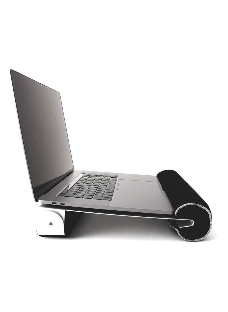 Rain Design - Rain Design - iLap 15 Stand For Macbook Pro 15, Cable Management, Lightweight, Portable & Comfortable with Notebook Cooling Pads - Image 1