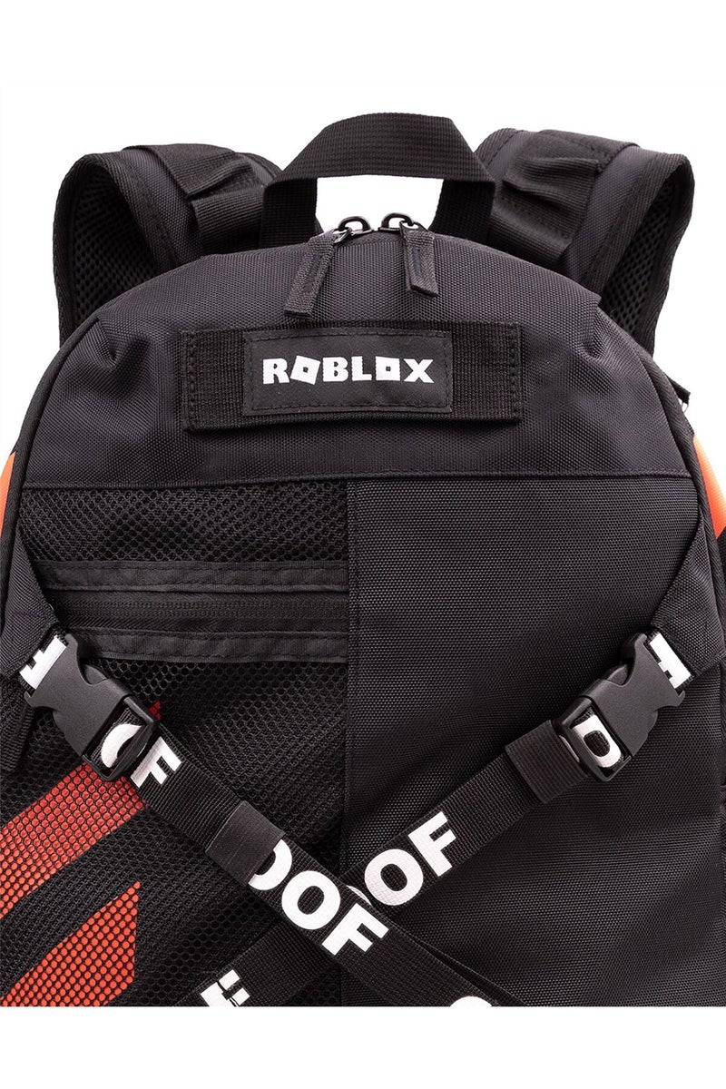 Bamboo Bark Roblox Backpack for Kids, Gamer School Bag with Iconic Roblox Characters, Padded Straps & Front Pocket - Image 3