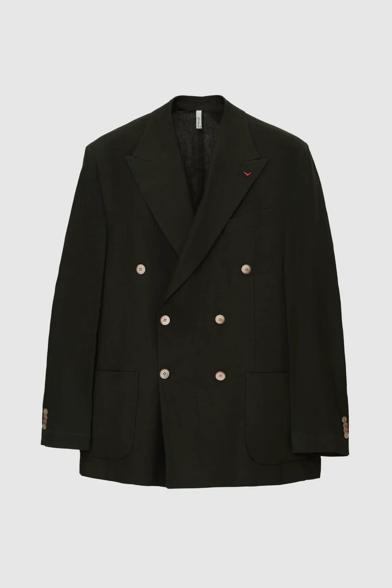 D'S DAMAT Ds Damat Regular Fit Khaki Plain Fabric Jacket