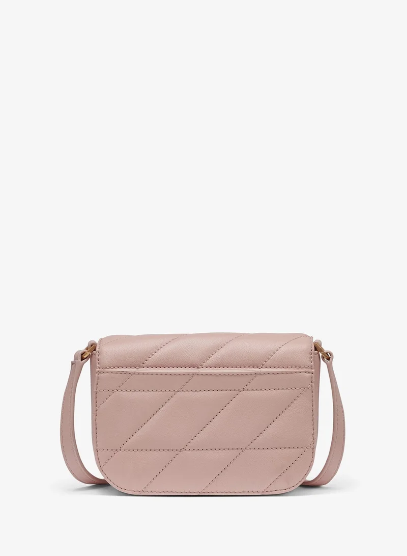 DKNY PALE BLUSH Darci Flap Crossbody Bag for Women | Best Price UAE