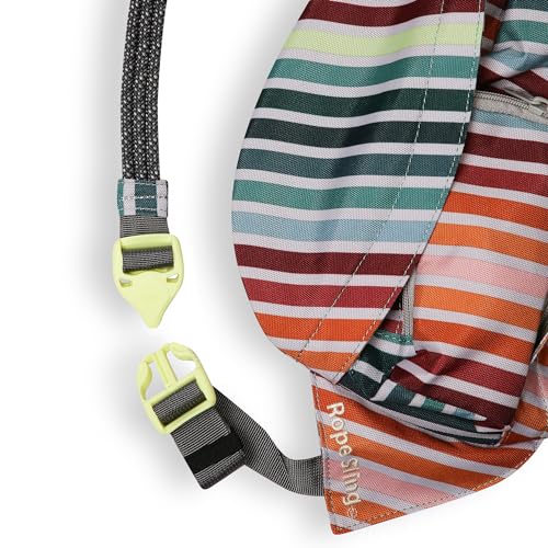 KAVU Mini Rope Sling Pack with Adjustable Rope Shoulder Strap November Stripe - Image 3