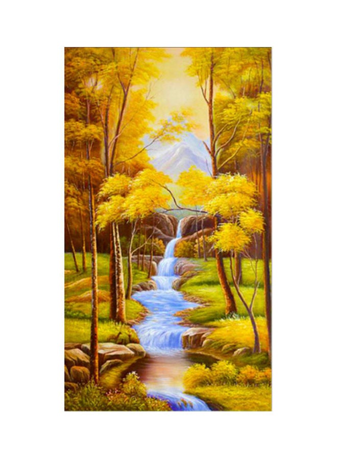 NIBEMINENT DIY 5D Diamond Embroidery Cross Stitch Mosaic Forest Painting Kit Multicolour 80x45cm - Image 1