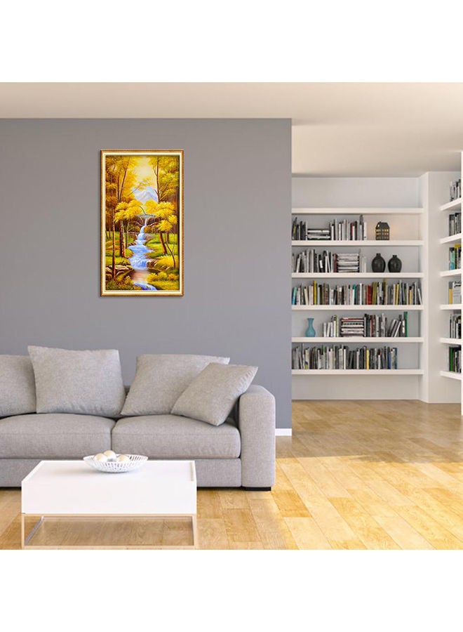 NIBEMINENT DIY 5D Diamond Embroidery Cross Stitch Mosaic Forest Painting Kit Multicolour 80x45cm - Image 5