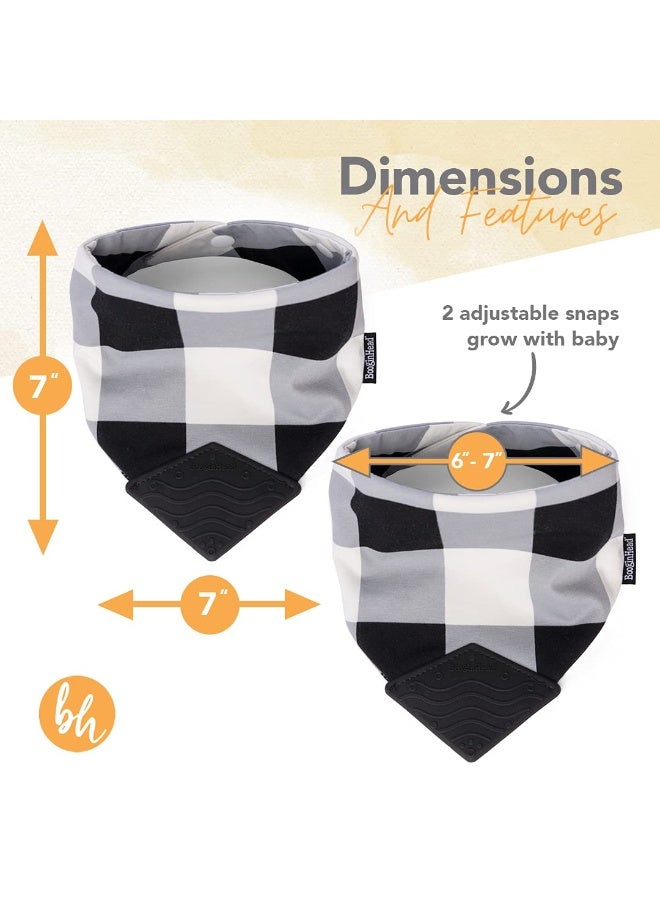 BooginHead Cotton Baby Bandana Teething Bib 2-Pack, Camouflage - Image 3