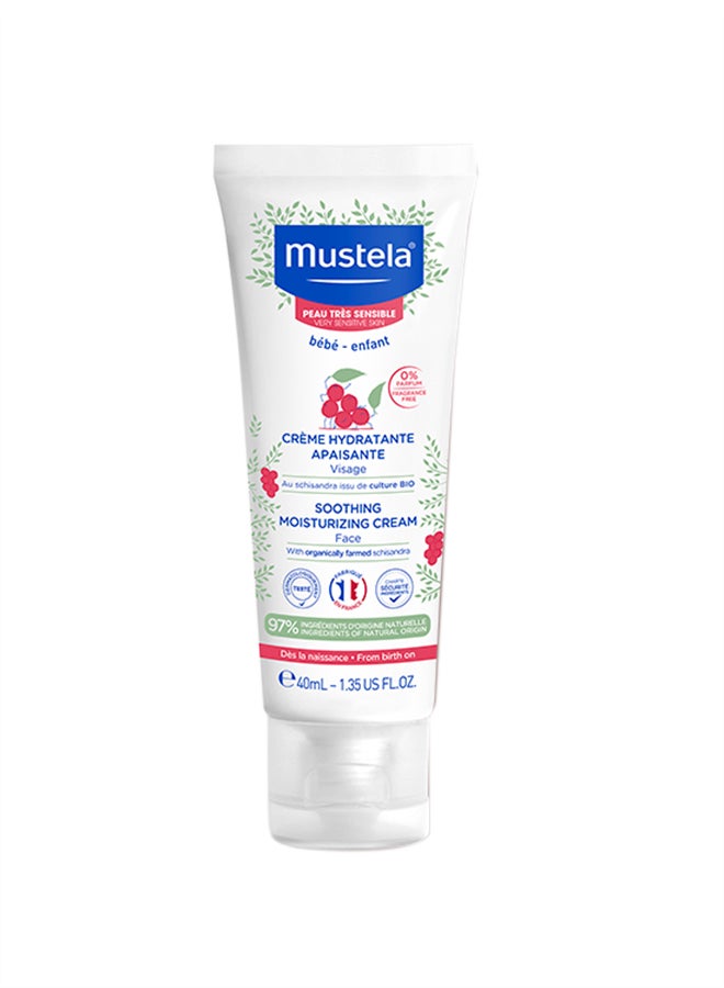 Mustela Baby Soothing Moisturizing Face Cream - - Image 1