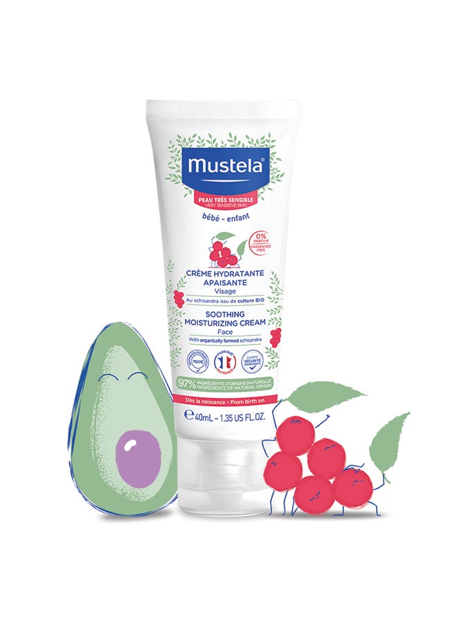 Mustela Baby Soothing Moisturizing Face Cream - - Image 2