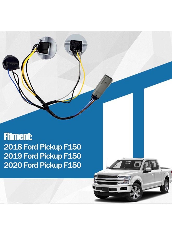 Automkt Tail Light Rear Lamp Socket and Wiring Harness 2018-2020 Ford Pickup F150 JL3Z-13412-A Rear Driver and Passenger Side - Image 4