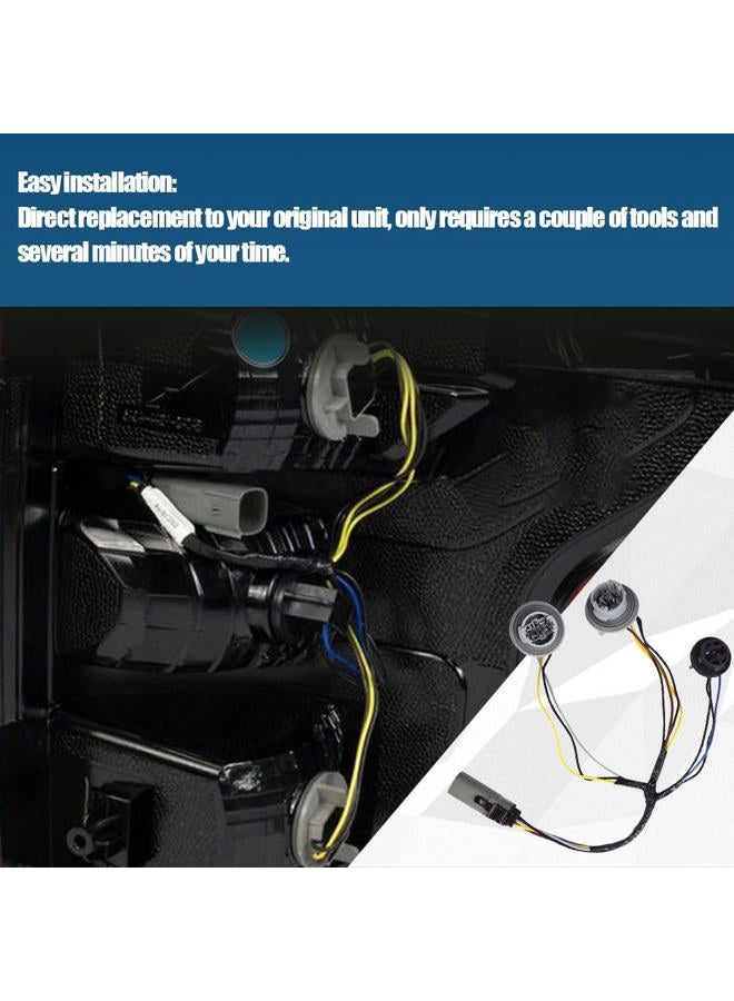 Automkt Tail Light Rear Lamp Socket and Wiring Harness 2018-2020 Ford Pickup F150 JL3Z-13412-A Rear Driver and Passenger Side - Image 5