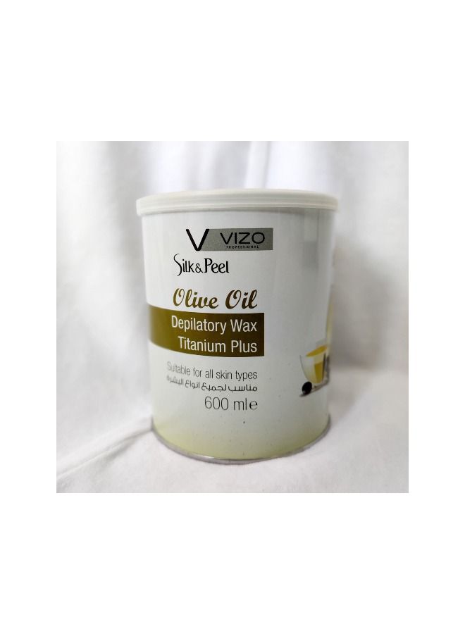 VIZO Silk & Peel Liposoluble Olive Oil Wax 600ML - Image 2
