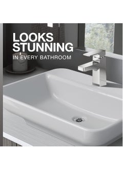 Kohler Kohler Hone Wash Basin Tap - Silver with Chrome Finish - Mixer Tap for Bathroom - Metal Sink Faucet - Modern Minimalist Design with Lasting Shine - Durable Solid Metal Construction 22534IN-4ND-CP  - Image 4