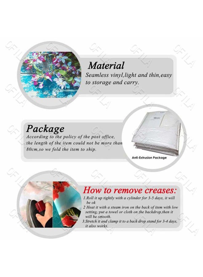 OFILA Love Backdrop 3x5ft Valentine's Day Photography Background Romantic Flowers Petal Anniversary Party Backdrop Video Background - Image 5