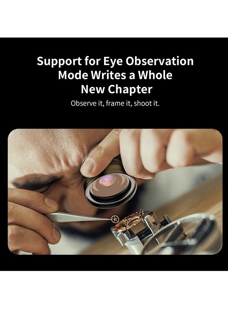 APEXEL ZM100MM Machine lens Eye Observation Mode Zoom Macro Zoom In Epic For Macro Universal Clamp Micro Lenses For Samsung Iphone And All Smartphones  - Image 3