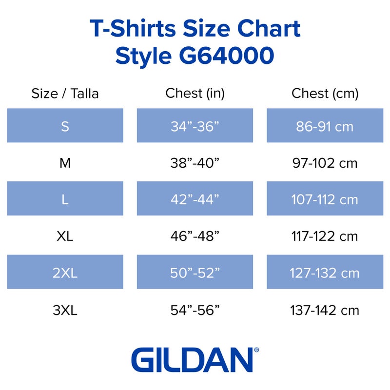 Gildan Unisex Adult Softstyle Cotton T-Shirt, Style G64000, Multipack, Daisy (2-Pack), Medium US - Image 5