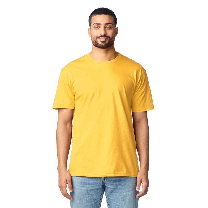 Gildan Unisex Adult Softstyle Cotton T-Shirt, Style G64000, Multipack, Daisy (2-Pack), Medium US - Image 2