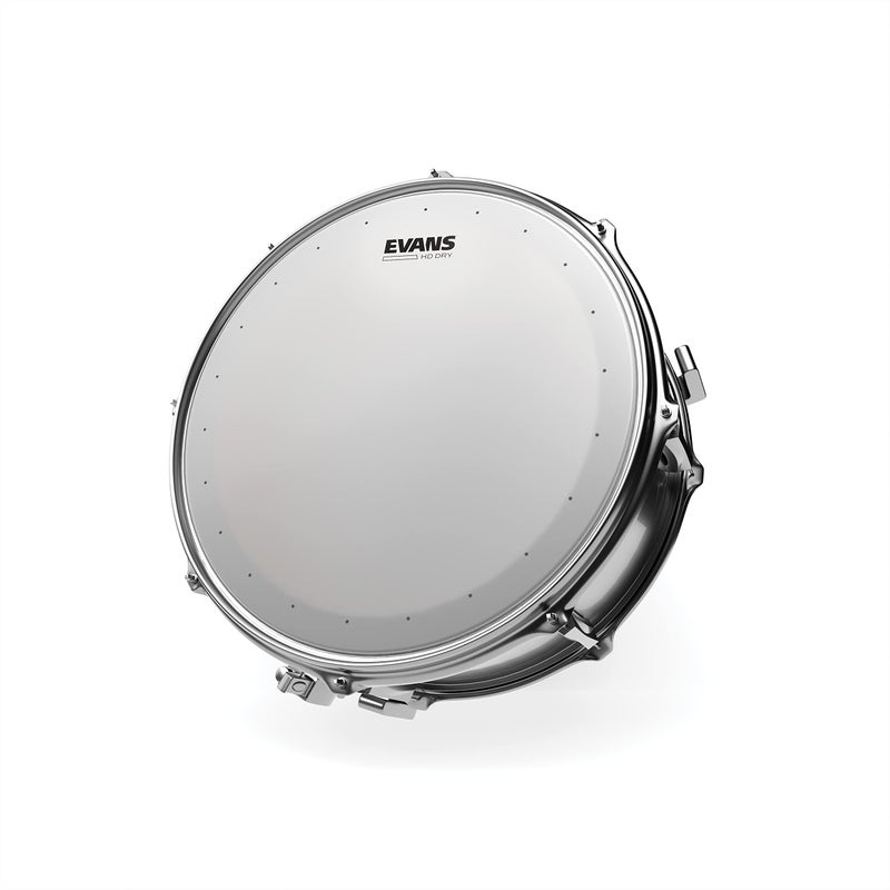 Evans Genera HD Dry Snare Drum Head, 13â€ (White)â€“ Coated Drum Head Made Using Two Plies of Film â€“Overtone Ring Controls Sustain â€“ Small Vent Holes Eliminate Stray Harmonics â€“Great for Live and Studio - Image 3