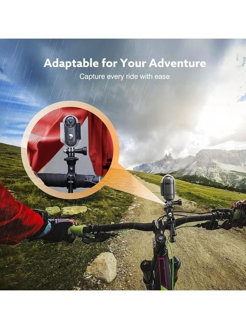 Rakzai 4K Ultra HD Mini Sports Camera – Wearable Magnetic Action Camera with Waterproof 30m Case, 360° Clip, 170° Wide-Angle Lens, Wi-Fi, 150-Min Battery for Cycling, Diving, Vlogging & Outdoor Adventures - Image 4