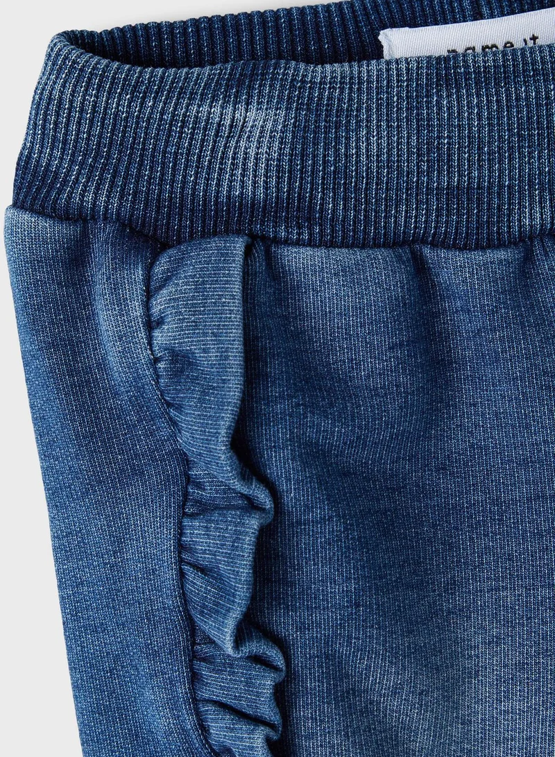 NAME IT Infant Frill Detail Sweatpants