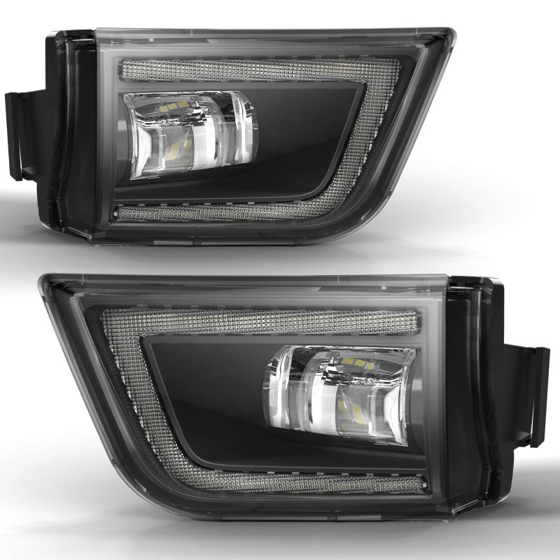 SINYATO INDUST LED Fog Lights fit for Toyota 4Runner 2003 2004 2005, Front Driving Fog Lamps Assembly Replacement Kit (LED Fog Lights with DRL) - Image 2