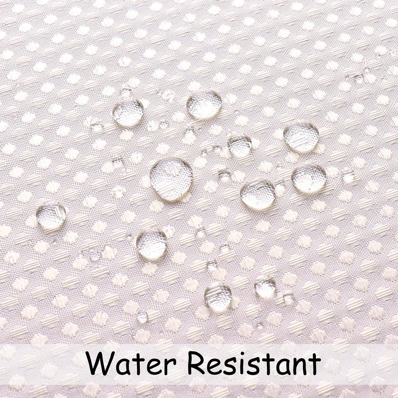 Central Park Pink Ombre Waffle Weave Shower Curtain Water Resistant Decorative White to Blush Pink Gradient Print Bathroom Spa Hotel Fabric Shower Curtain Liner with 12 Grommets, 70"x72" - Image 4