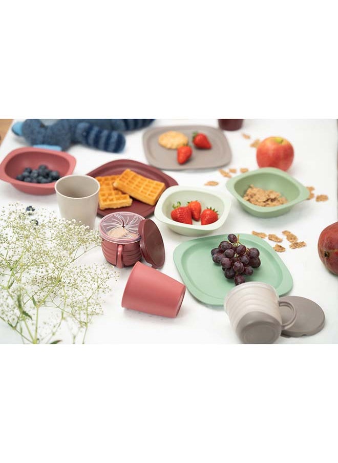 nip Drinking Beaker, Stackable, Extra-Light And Ergonomic, Break-Proof, Microwave And Dishwasher Friendly, Bio-Based Plastic, Grey 2 Pcs  - Image 3