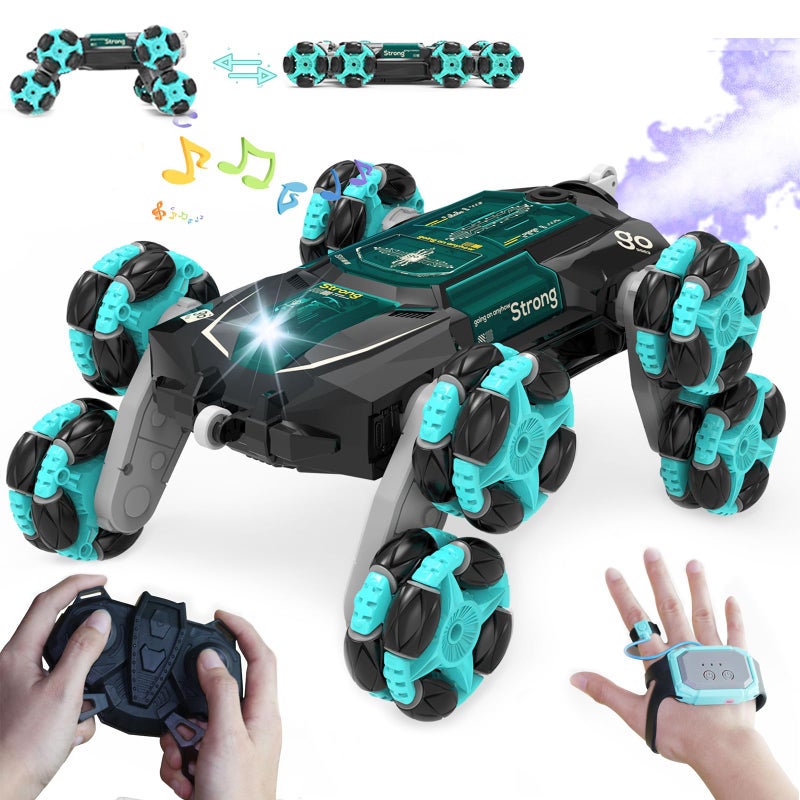 ATHLERIA 8WD Gesture Sensing Rc Stunt Car Toys for Ages 813Hand Remote Control CarsDouble Sided 360RotatingCoolest Christmas Birthday Gifts Ideas for Boys Girls Kids Teens 8 9 10 11 12 Year - Image 2