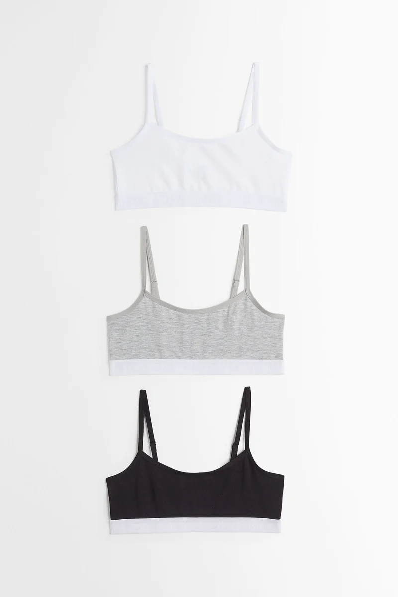 H&M 3-Pack Jersey Tops