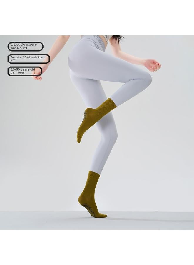 Bluejw Indoor Yoga Socks Non-slip Professional Women's 2024 New Pressure Sports Boat Socks Autumn And Winter Fitness Pilates Socks - Image 1