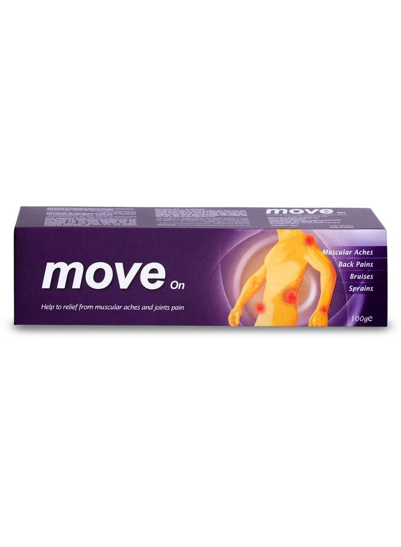 MOVE ON Cream Help to temporary relief from muscular aches and joints pain 100 g - Image 3