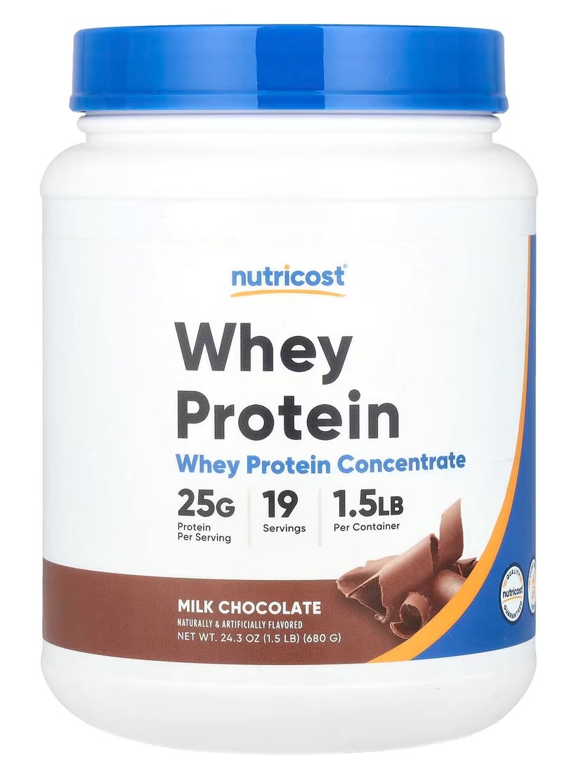 مسحوق بروتين مصل اللبن المركز من نيوتريكوست بنكهة الشوكولاتة 1.5 رطل - Image 1
