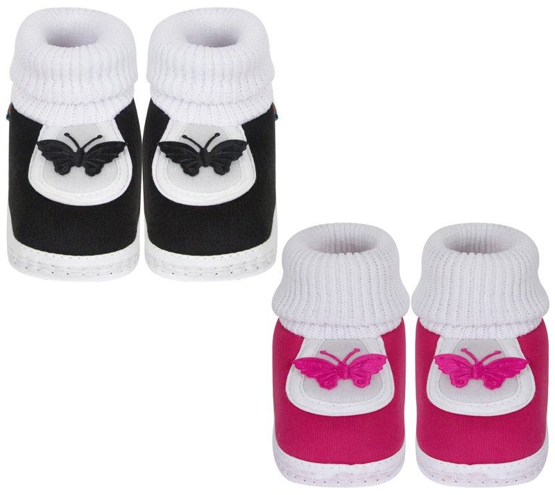 Neska Moda Set Of 2 Unisex Pair Baby Booties For 6 to 12 Months - Image 5