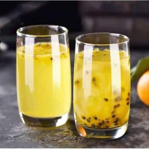WRINGO 250 ML Water Glasses Transparent Long Glass Lead-Free Crystal Tumblers for Water, Juice, Beer, Cocktail and Mixed Drinks Glass Set of (6) for Kitchen,Party, Gift Use (WR-07) - Image 2