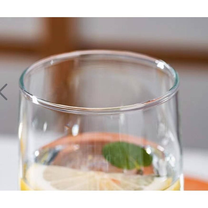 WRINGO 250 ML Water Glasses Transparent Long Glass Lead-Free Crystal Tumblers for Water, Juice, Beer, Cocktail and Mixed Drinks Glass Set of (6) for Kitchen,Party, Gift Use (WR-07) - Image 3