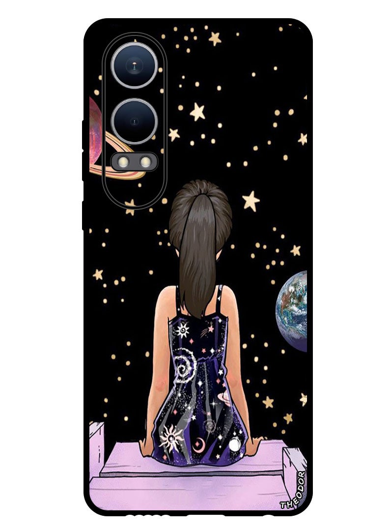 Theodor Protective Case Anti Scratch Shock Proof Bumper Cover For OnePlus Nord CE4 Lite Girl Watching Star - Image 1
