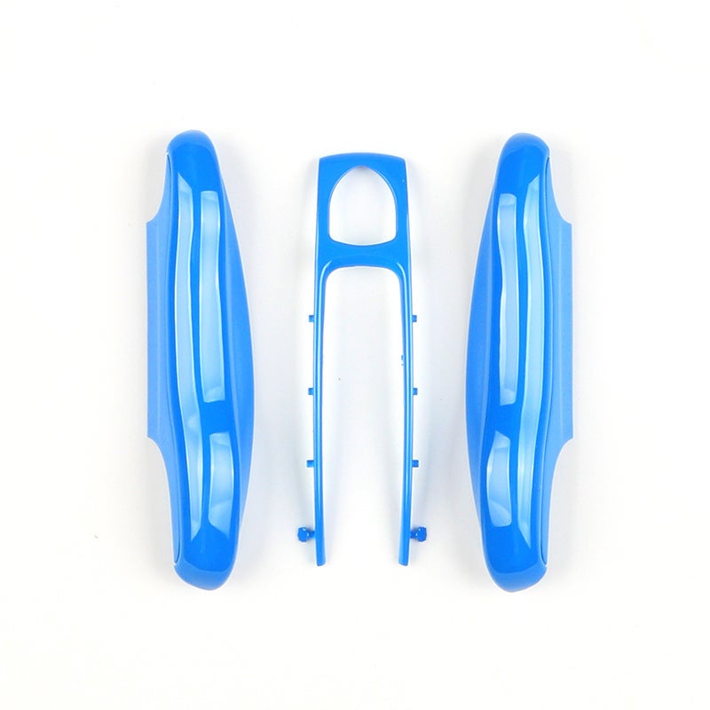 Suitable for Porsche CayenneMacan718Taycan911Panamera shark blue key shell modification B Shark Blue Key Shell