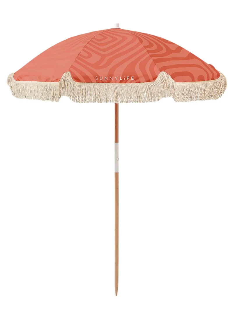 SUNNY LIFE Luxe Beach Umbrella Terracotta