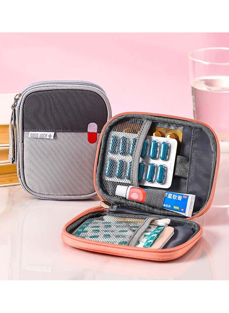 Empty First Aid Bags Travel Medical Supplies Cosmetic Organizer Insulated Medicine Bag Convenient Safety Kit Suit for Family Outdoors Hiking Camping Car Office Workplace - Image 2