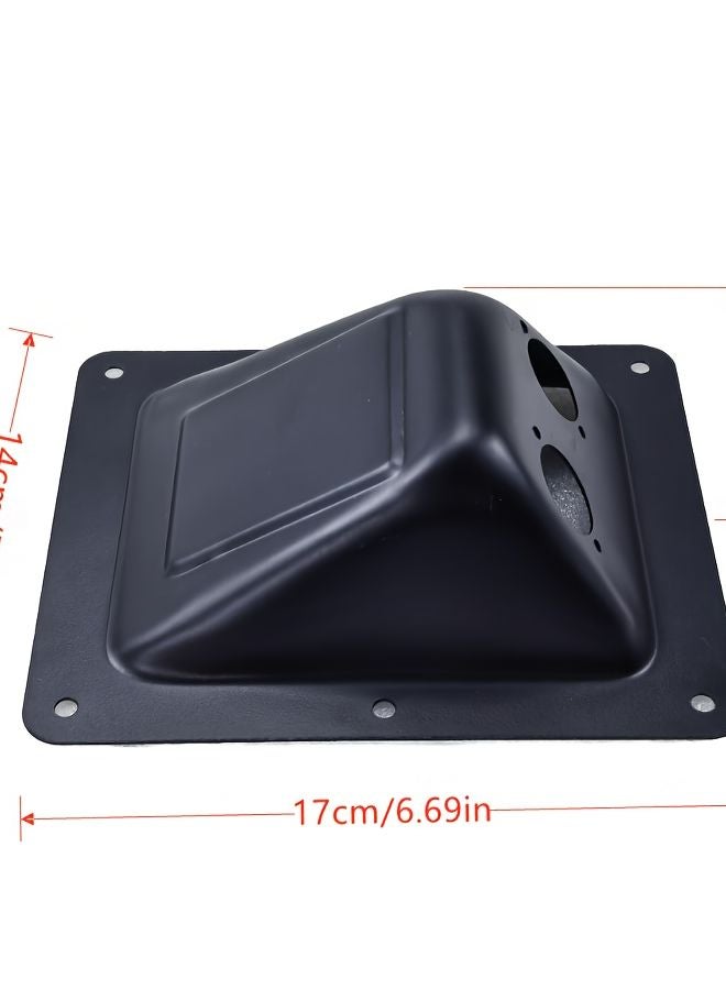 MW Audio Line Array Back Plate Speaker Parts Model 170P MW Black Metal Mounting Holes - Image 3