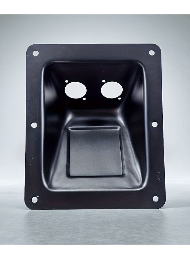 MW Audio Line Array Back Plate Speaker Parts Model 170P MW Black Metal Mounting Holes - Image 1