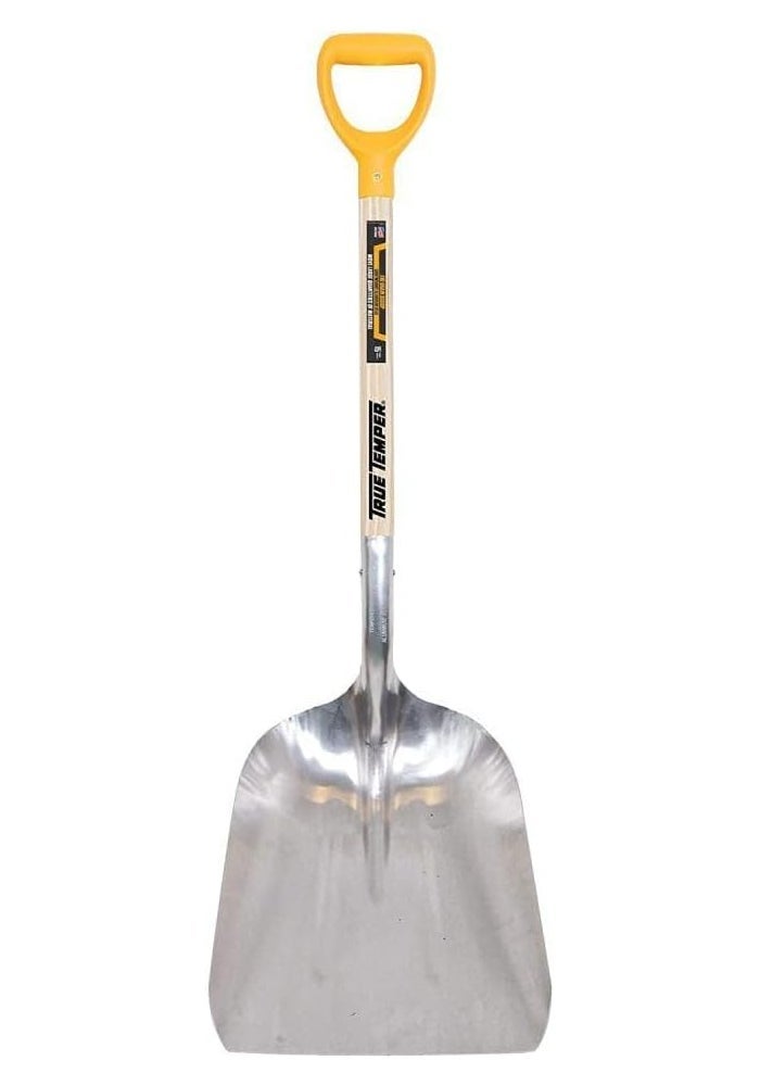 TRUE TEMPER #12 Aluminum Grain Scoop with D-Grip Handle - Image 1